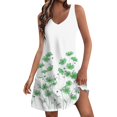 PURJKPU Womens Casual Summer Dresses 2024 Vacation Sleeveless Sun Dress