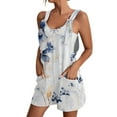 PURJKPU Womens Rompers 5.00 Clearance Casual Sleeveless Short