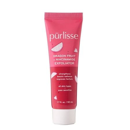 PURLISSE Dragon Fruit + Niacinamide Exfoliator, 1.7 fl oz