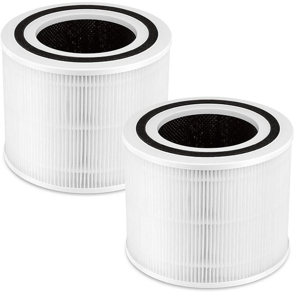 PUROSUR H13 HEPA Appliance Air Filters, Compatible with LEVOIT Core 300, White, 2 Pack