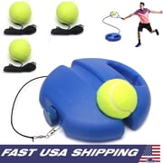 Tennis Trainer Rebound Ball with String, Solo Practice Trainer for Beginners & Adults, Portable Tennis Training Equipment with Fillable Base, 3 Balls