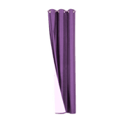 Gorgeous Home Linen Modern Purple Solid Print Grommet Blackout Single Curtain Panels Curtains, 37 x 63