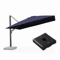 thumbnail image 1 of PURPLE LEAF 12 FT Square Patio Umbrella with Base Large Offset Hanging Outdoor Cantilever Umbrella Included Base for Garden Deck Backyard Pool Navy Blue, 1 of 13