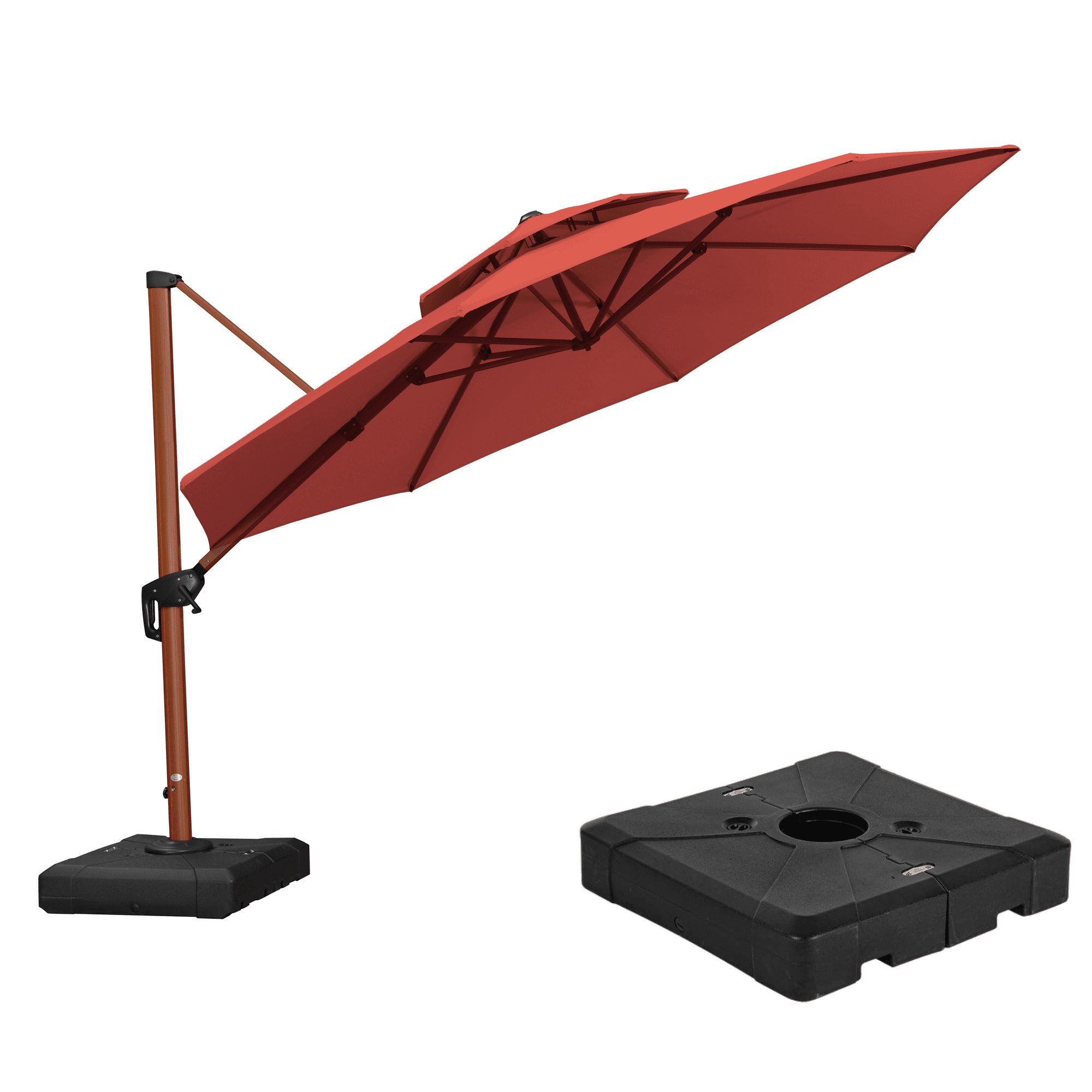 Purple Leaf Patio Umbrella