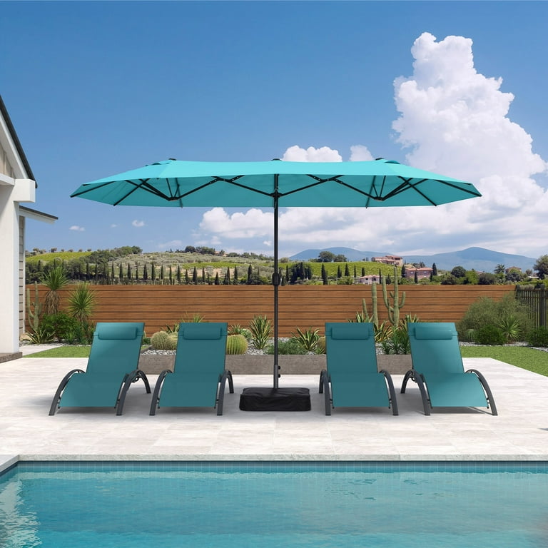 13 ft patio market umbrellas Tangkula Large Umbrella, Coffee resistant polyester Yardsight 13 ft. Market Umbrella