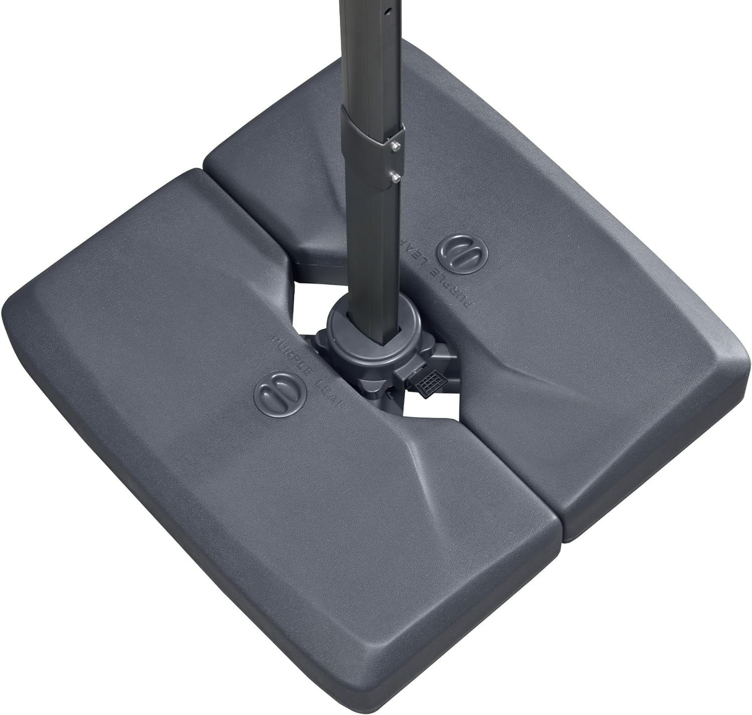 PURPLE LEAF 220 lBS Heavy Duty Patio Umbrella Base Offset Cantilever