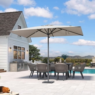 eliteshade sunbrella 9ft patio outdoor table umbrella 3 layers Amazon.com : EliteShade USA 10-Year-Non-Fading 9ft 3-Tier Market Patio  Umbrella, Commercial Grade Outdoor Table Umbrella with Crank Open,  Windproof & UPF 50+ UV Protection, Heavy Duty Ventilation for Garden, Deck,  Pool, Backyard,