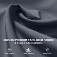 thumbnail image 1 of PURPLE LEAF  9 x 11ft Outdoor Rectangle Umbrella Large Cantilever Umbrella Grey, 1 of 5
