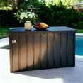 thumbnail image 1 of PURPLE LEAF Outdoor Deck Box 150 Gallon Waterproof Lockable Storage Box Container with Lid Deck Organization for Patio Cushions Side Table Pool Accessories Garden Tools, Gray, 1 of 8