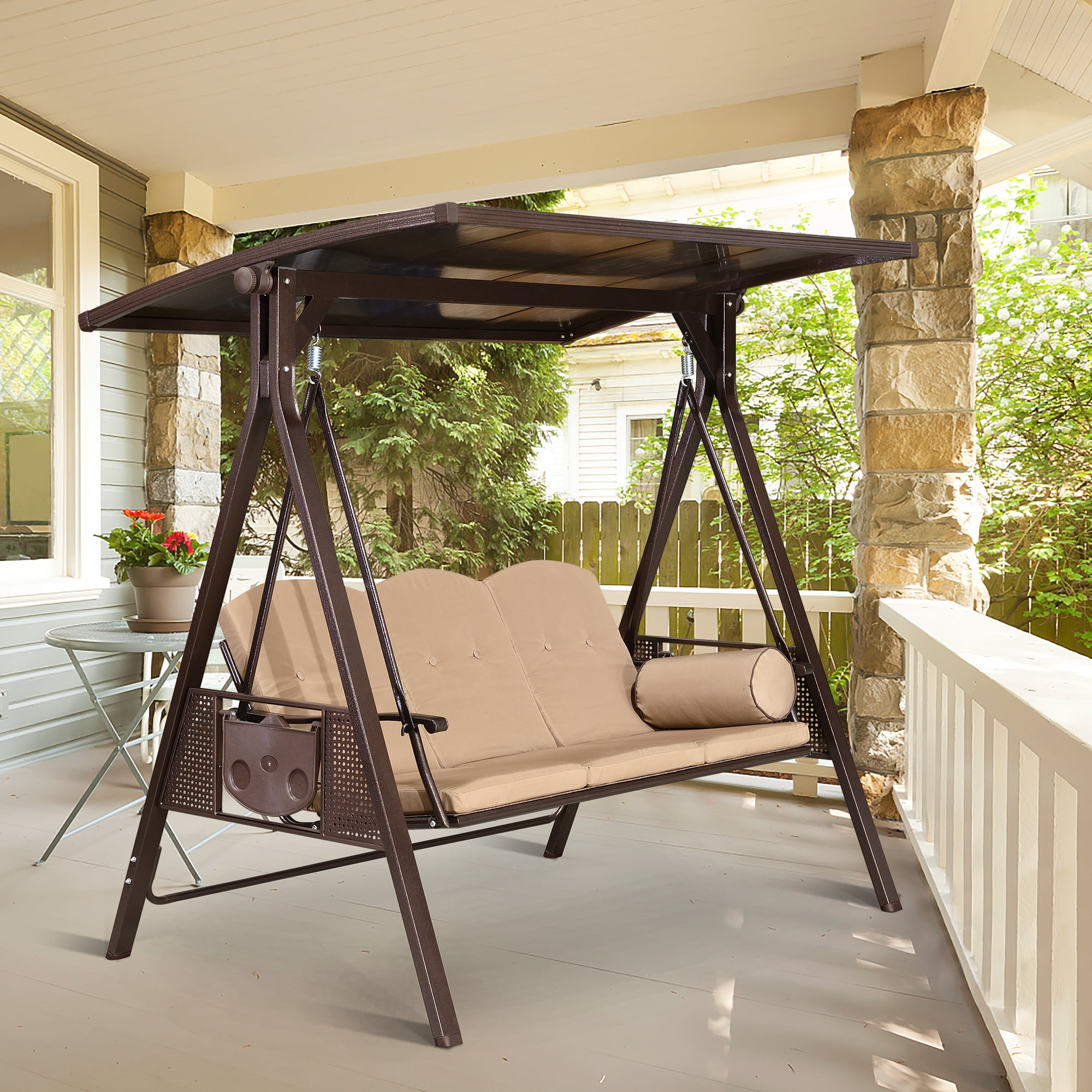 Purple leaf patio swing sale