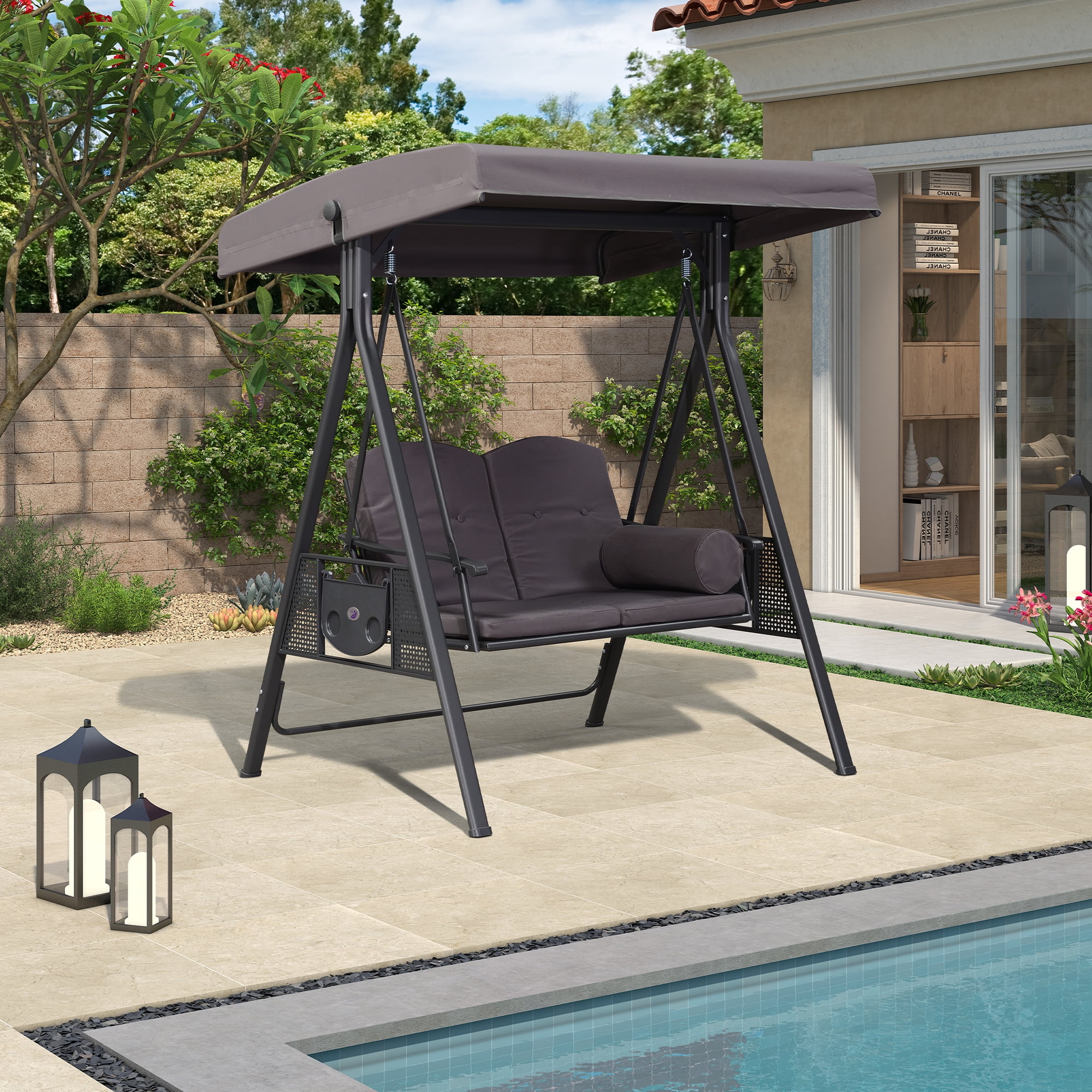 Porch swing with stand no canopy hotsell