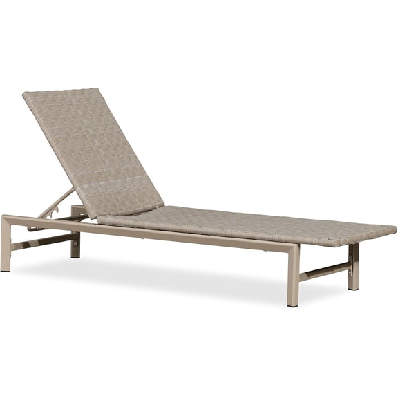 PURPLE LEAF Patio Chaise Lounge Rattan Chair Outdoor Pool Adjustable Recliner Wicker Lounger for Outside Woven Furniture Tanning Poolside Lounger Slate Gray