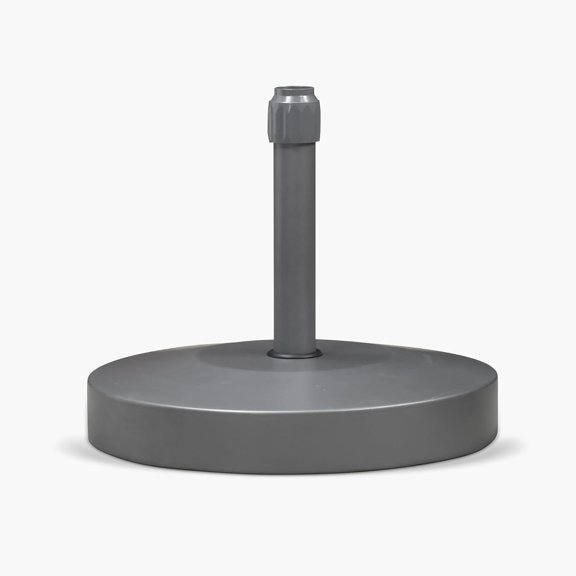 PURPLE LEAF Patio Umbrella Base Stand Market Table Umbrellas Outdoor Heavy Duty Round Concrete Stand 99 LBS Black
