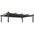 thumbnail image 1 of PURPLE LEAF Pergola Shade Cover for 10' X 10' Deck Porch Outside Outdoor Retractable Durable Fabric Canopy Replacement Top Only Gray, 1 of 9