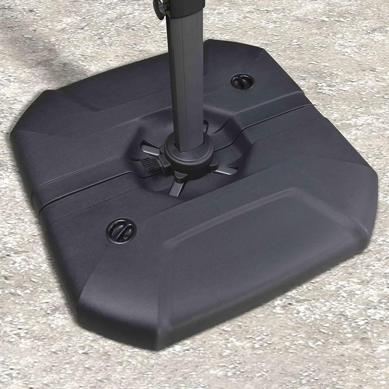 18 X 18 X 5 Black Water Injection Umbrella Base 18 X 18 X 5 Black Water Injection Umbrella Base