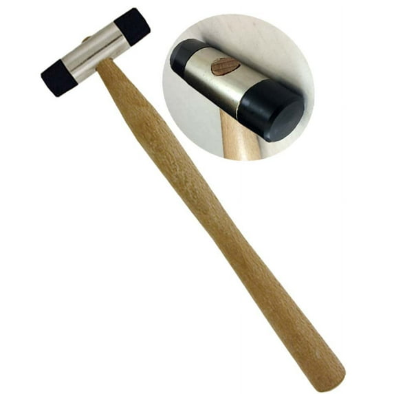 PURPLE STAR 9.5" (24.1 cm) Black Nylon Double Headed Hammer | Crafters & Jewelers Choice