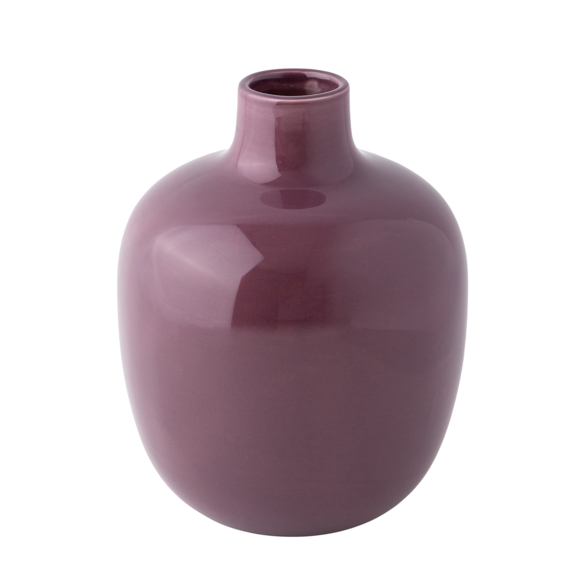 Mainstays 8" Glossy Purple Vase
