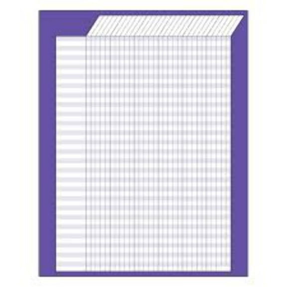 PURPLE VERTICAL JUMBO CHART 17x22 [T73206]