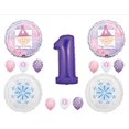 thumbnail image 1 of PURPLE WINTER ONE-DERLAND 1st Birthday Balloons Decoration Supplies First Snow, 1 of 1