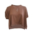 thumbnail image 1 of PURUSHA PEOPLE Women's Peach Nectar Dandelion Boxy Top, Brown, 2X-Large, 1 of 2