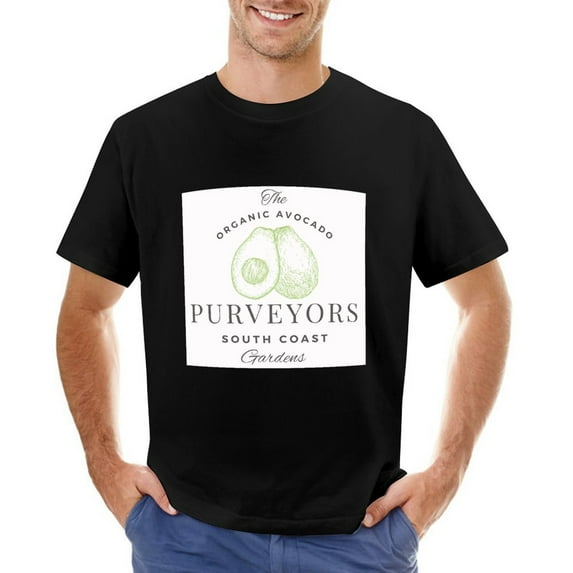 PURVEYORS Vintage T-shirt Mens Cotton Classic Crewneck Short Sleeve Tees Unisex Black 5XL