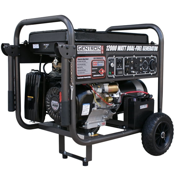 PURexpert Industrial 12,000W Dual-Fuel Generator - 24/7 Runtime, Gas/Propane Switchable, CO Protection & 50A Twist Lock, Mobile Power Station for Blackouts, Camping, Construction Sites
