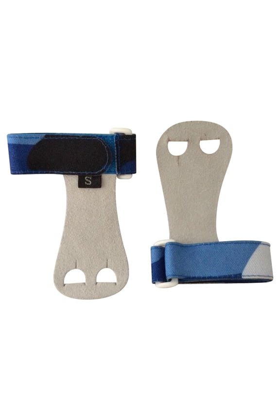 Gymnastics Youth Hand Grips (Blue Camo, Small)