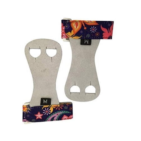 PUSH Athletic Gymnastics Youth Hand Grips (Flower Power, Medium)