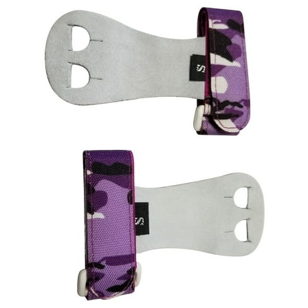 PUSH Athletic Gymnastics Youth Hand Grips (Purple Camo, Large)