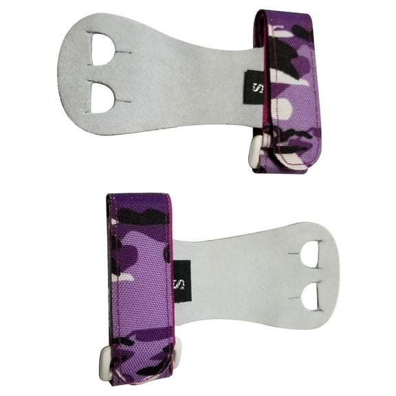 PUSH Athletic Gymnastics Youth Hand Grips (Purple Camo, Large)