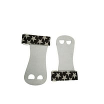 PUSH Athletic Gymnastics Youth Hand Grips (White Stars, Small)