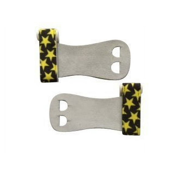PUSH Athletic Gymnastics Youth Hand Grips (Yellow Stars, Large)