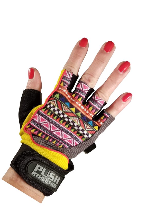 Women's Workout Gloves (Southwest, Medium)