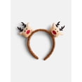 thumbnail image 1 of Holiday Time Women’s Reindeer Headband, 1 of 5