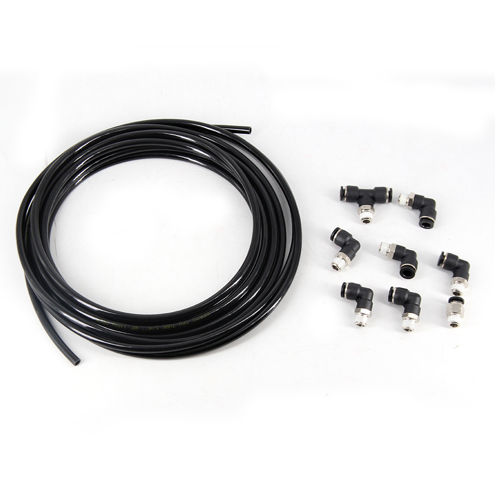 PUSH LOCK Vacuum Fitting Turbo & Wastegate Kit Universal for