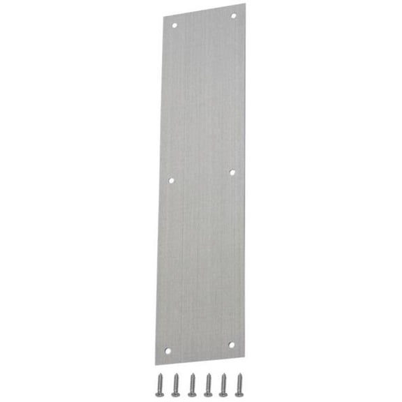 Prosource 32238TNB-PS Push Plate, 3-1/2" x 15", Satin Nickel