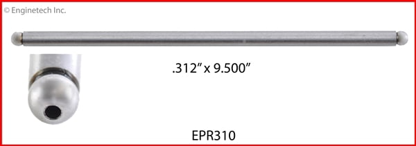 PUSH ROD 4 FORD 351M 40