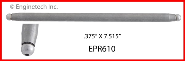 PUSH ROD 4 GM CHEV 2.2L