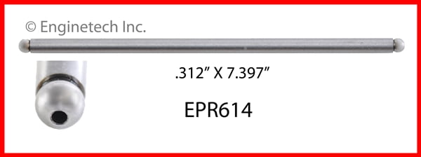 PUSH ROD 4 GM CHEV 4.8L