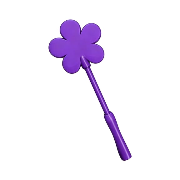 PUSPU 3D Printed Wand Tap to Pay, Tap to Pay Wand,Star Magic Wand Contactless Payment Card Holder, Tap-to-Pay Credit Card Wand Flower-shaped (Purple)