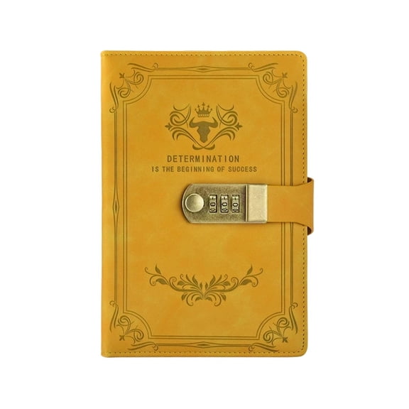 PUSPU A5 Vintage Notebook Thick Personalized Student Journal Stationery Notebook Business Notepad