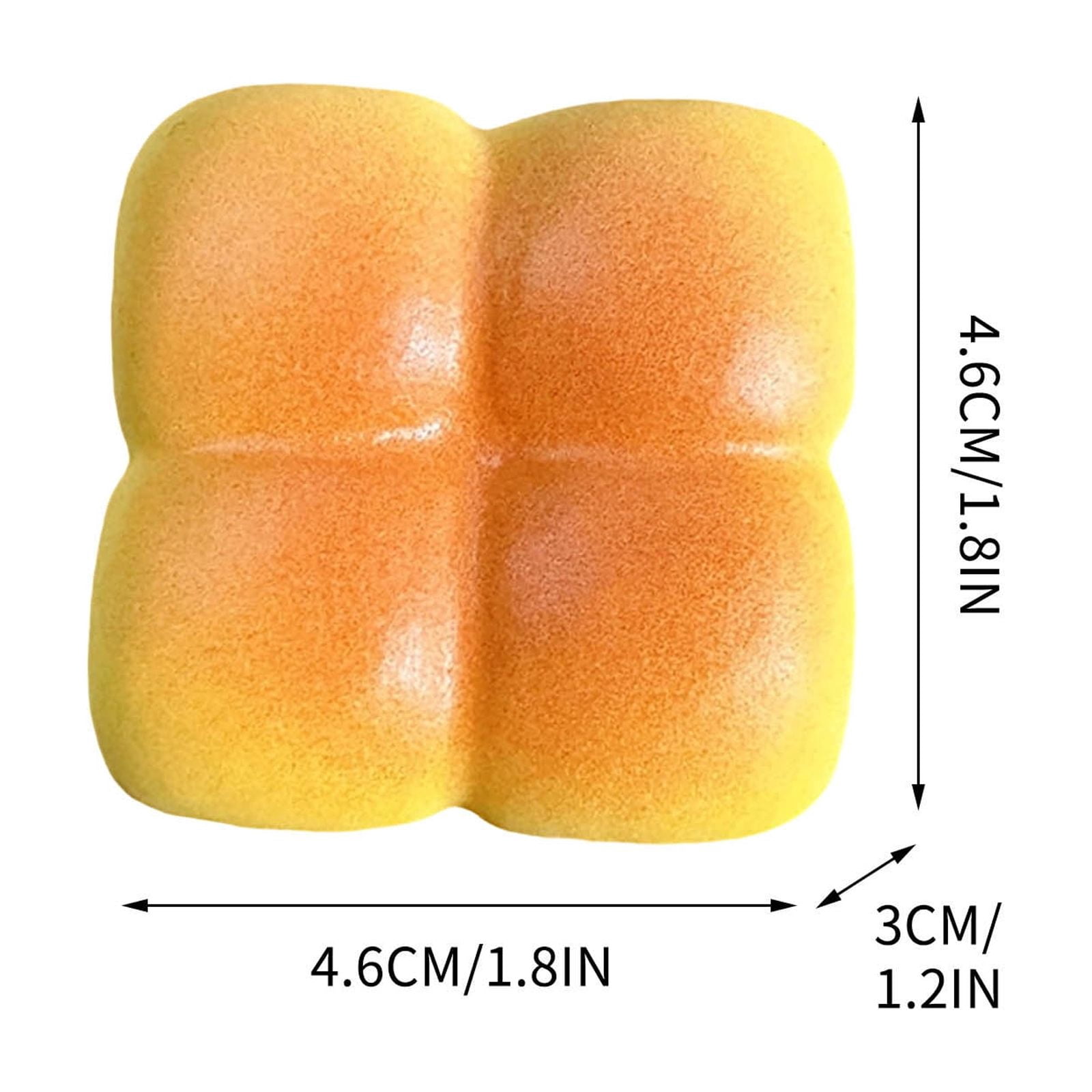 PUSPU Bread Shaped Desktop Decor Creative Home Ornament for Living Room