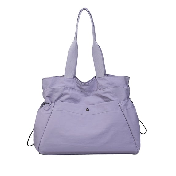 PUSPU Women's Multi-Pocket Drawstring Handbag, Versatile Tote for Travel, Gym & Office