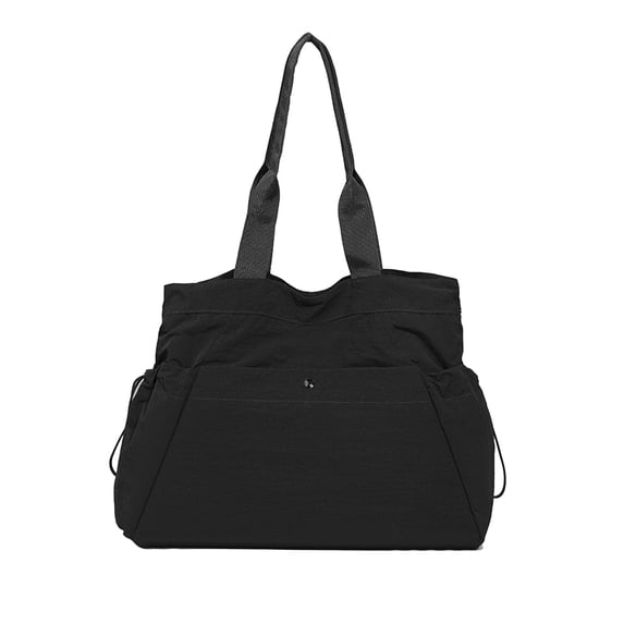 PUSPU Women's Multi-Pocket Drawstring Handbag, Versatile Tote for Travel, Gym & Office