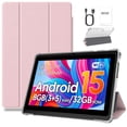 thumbnail image 1 of PUTECCH Tablet 7 inch Android 15 Tablets with Case,1024 x 600 HD,3GB RAM 32GB ROM 1TB Expand,Penta-Core,3500mAh Battery,GMS Certified (Pink), 1 of 8