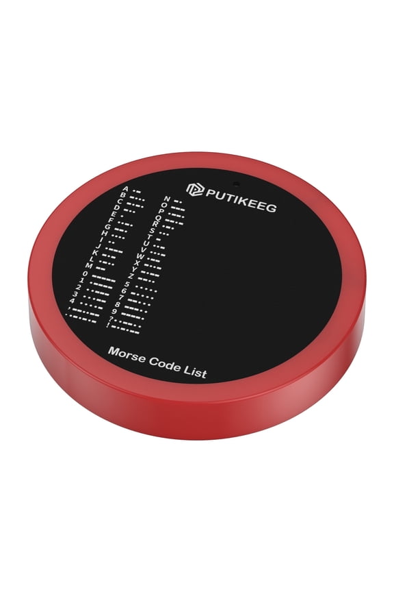 Morse Code Round Table Key Red Learning Shortwave Radio