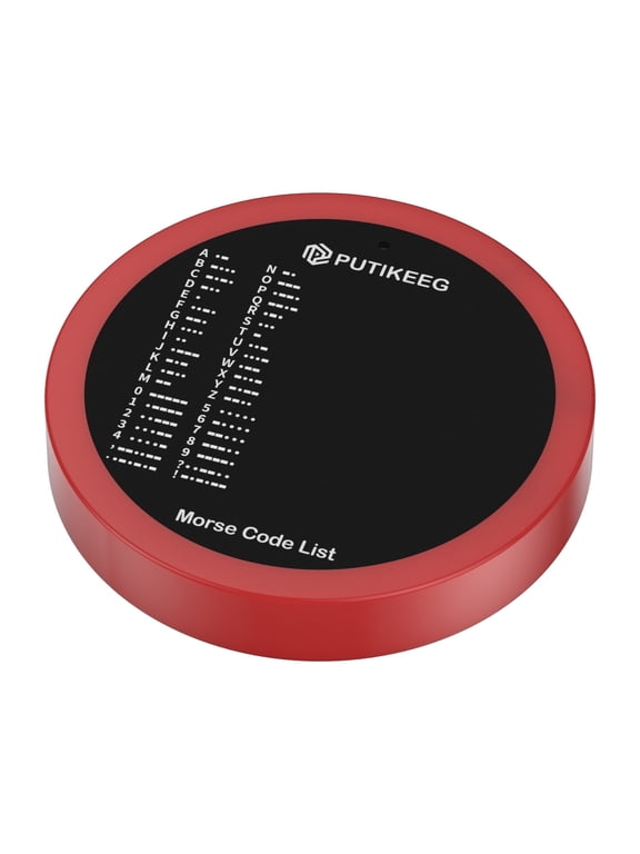 Morse Code Round Table Key Red Learning Shortwave Radio