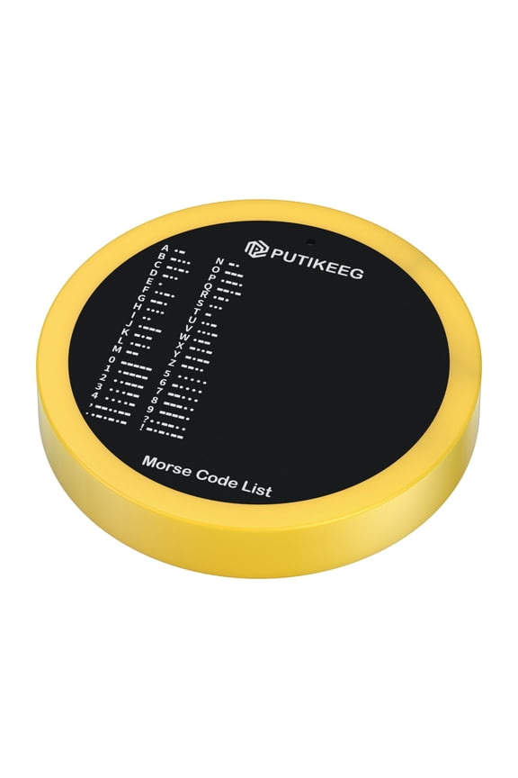 Yellow Morse Code Double Contact Key for Shortwave Radio Learning