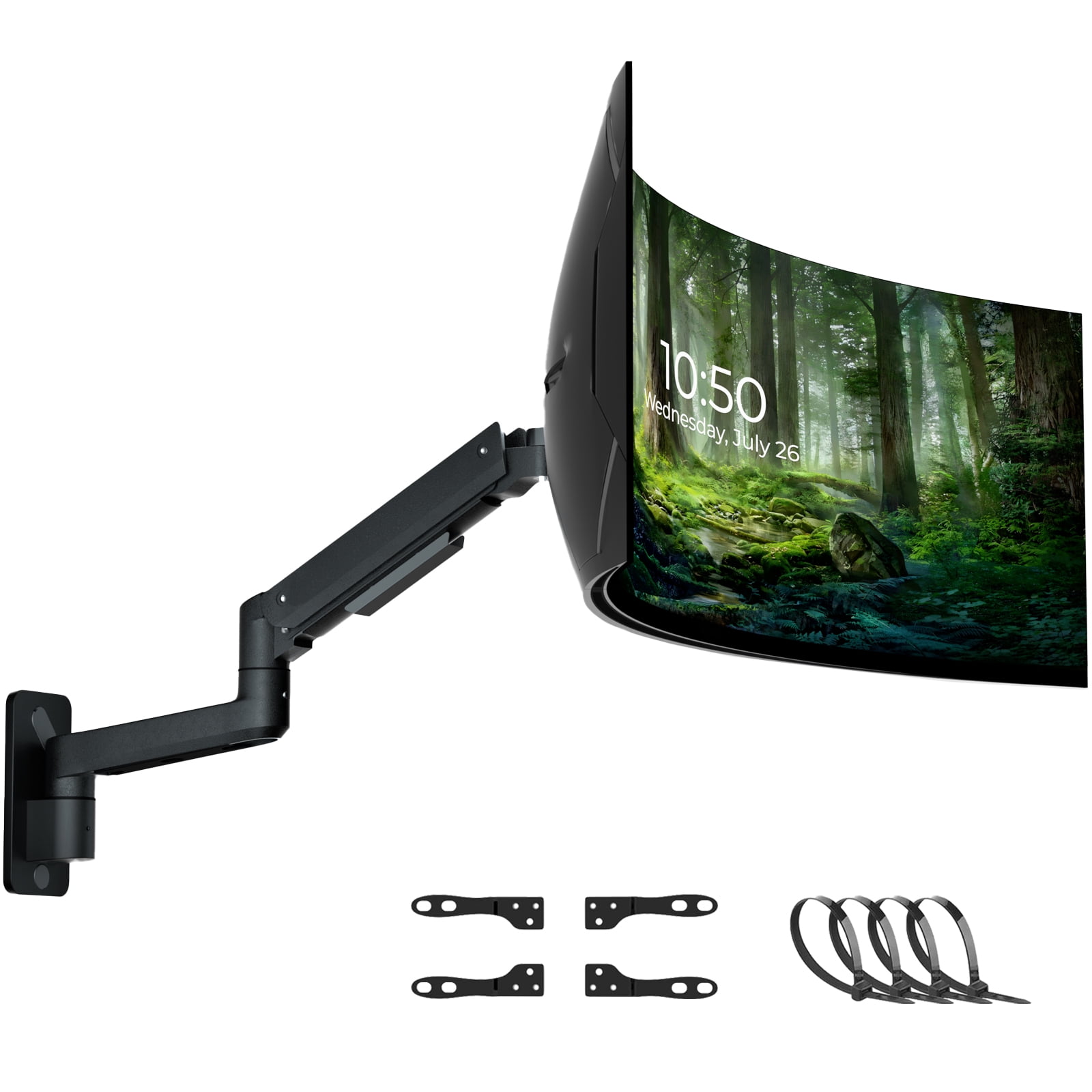 PUTORSEN 17-49 inch Premium Ultrawide Monitor Wall Mount, Heavy Duty ...