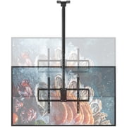 PUTORSEN 50-100 Swivel TV Ceiling Mount, up to 176lbs, 45.3-66.9 Adjustable Height Hanging TV Mount, Fits Pitched/Vaulted Roof